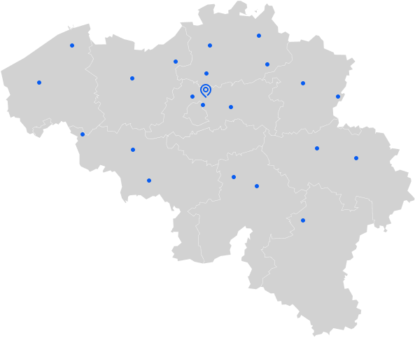 Belgium map